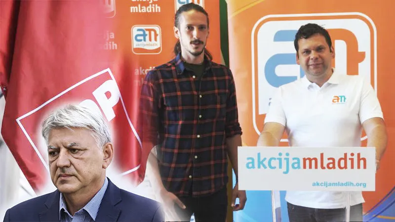 Zlatko Komadina, SDP i Bojan Kurelić, Rubeša - Akcija Mladih